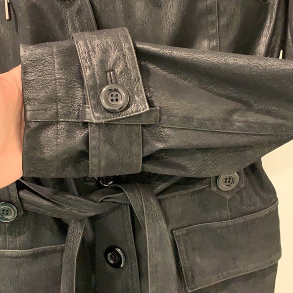 Belted Black Jacket - Picture 4 of 10